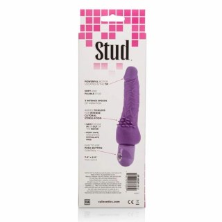 CalExotics Power Stud Cliterrific fioletowy - wodoodporny model 19 cm