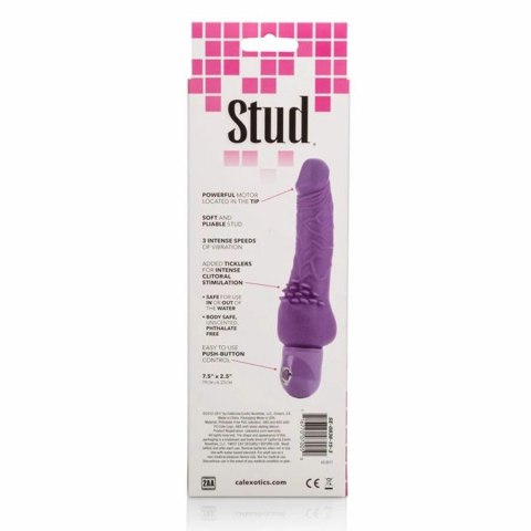 CalExotics Power Stud Cliterrific fioletowy - wodoodporny model 19 cm