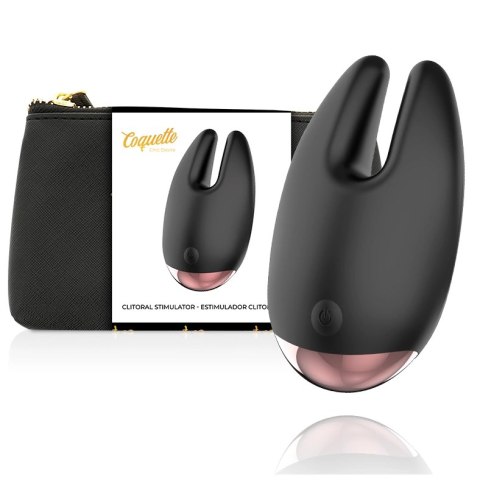 Coquette Chic Desire Stymulator Punktow Zewnętrznych Czarny/Złoty USB