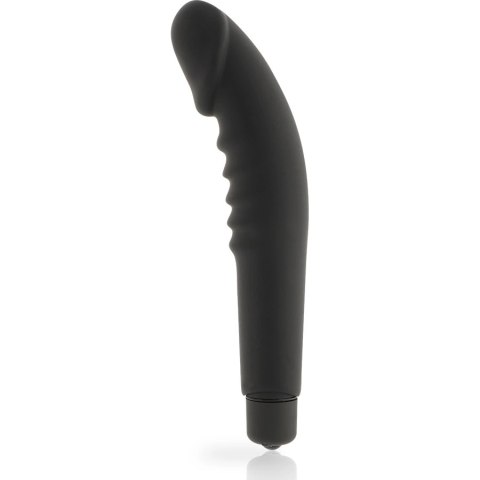 Dolce Vita Classic Black silikonowy model wibracyjny 7 trybow 158x31mm