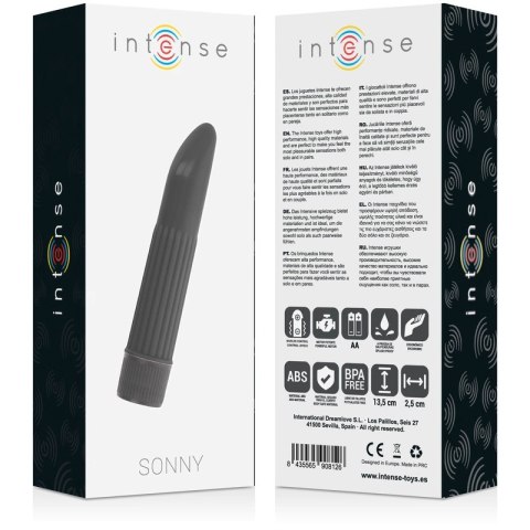 Intense SONNY Czarny Masażer Intymny 13,5 cm ABS, Wodoodporny