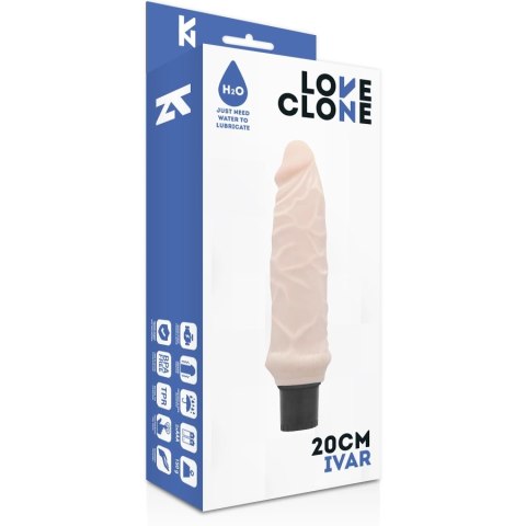 LoveClone Ivar 20 cm Samosmarujący model z regulacją wibracji