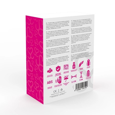 Moressa Ivy Pink - Kompaktowy stymulator podrożny 6 trybow, silikon medyczny