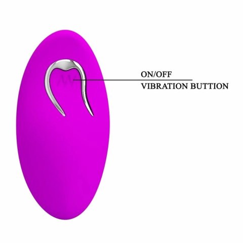 Pretty Love Heather - Model z ruchem gora-doł i pilotem, czarny, silikon