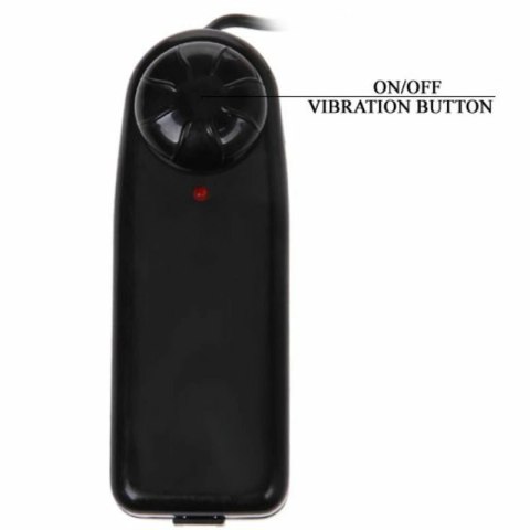 Baile Dynamic Vibe 20 cm - Model z wibracjami i funkcją obrotową, naturalny