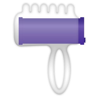 CASUAL LOVE Finger Fun fioletowy - elastyczny masażer na palec z wibracją