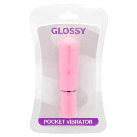 Glossy Brilliant model Deep Rose - kompaktowy wibrator wodoodporny ABS