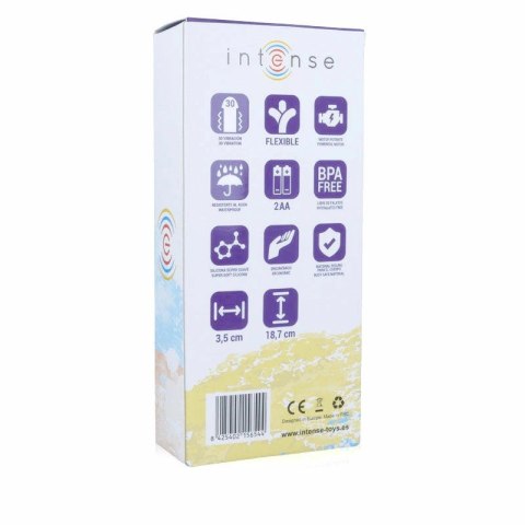 Intense Leo Lilak - silikonowy model wibrujący, 30 trybow, elastyczny