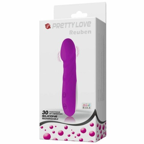 Pretty Love Reuben Mini Wibrator Punkt G 30 Trybow USB Silikonowy
