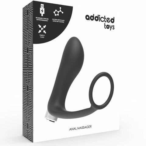 ADDICTED TOYS Model 1 Czarny - Ładowany masażer strefy prostaty USB