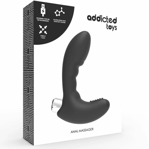 Addicted Toys Model 4 - Masażer do strefy prostaty, czarny, ładowalny USB