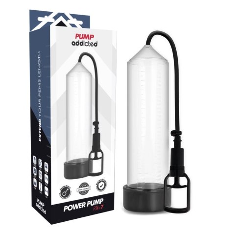 All Pump Addicted RX7 Transparent - system prożniowy, 24 cm, ABS/Silikon