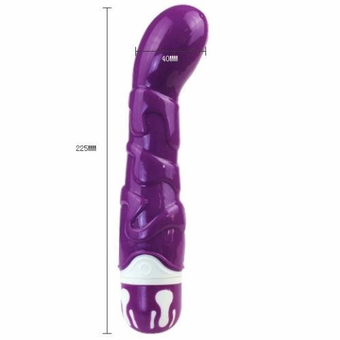 Baile G-Spot Silikonowy Model Wibracyjny 10 Trybow Fioletowy 22cm