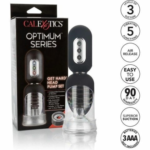 CalExotics Hard Head - Zestaw automatycznych pomp z wibracjami, 13,25 cm