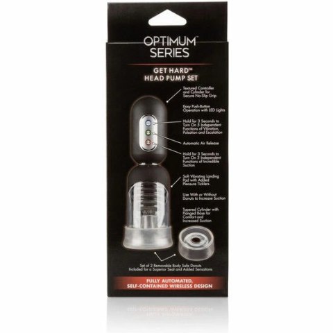 CalExotics Hard Head - Zestaw automatycznych pomp z wibracjami, 13,25 cm