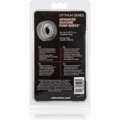 CalExotics Kolnierz Silikonowy do Pompy Adv Czarny 7,5x3,25 cm