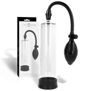 Intense Pump 02 Przezroczysta Pompa z Wskaźnikiem Ciśnienia 20 cm