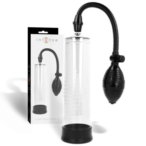 Intense Pump 02 Przezroczysta Pompa z Wskaźnikiem Ciśnienia 20 cm