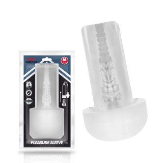 PUMP ADDICTED Rękaw Przyjemności Transparentny Wkład TPE