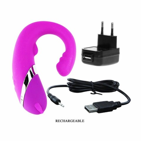 Pretty Love Amour - urządzenie do masażu punktu G i stref intymnych, liliowe