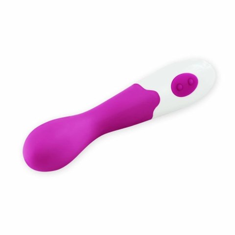 Pretty Love Bishop - masażer intymny liliowo-biały, 30 trybow, 18 cm