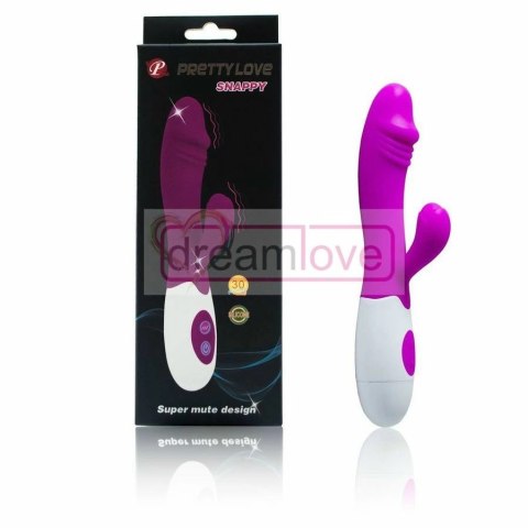 Pretty Love Flirtowy Wibrator Liliowy 20 cm 30 Trybow Silikonowy