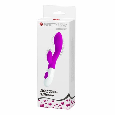 Pretty Love Flirtujący model wibrujący zielono-biały 20cm silikon