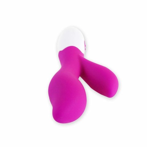 Pretty Love Newman - Stymulator silikonowy 30 trybow, fioletowo-biały, 20 cm