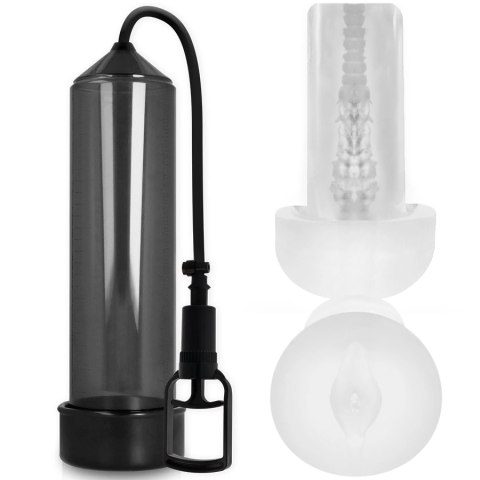 Pump Addicted RX7 Czarny - System Prożniowy z Wkładem Intymnym