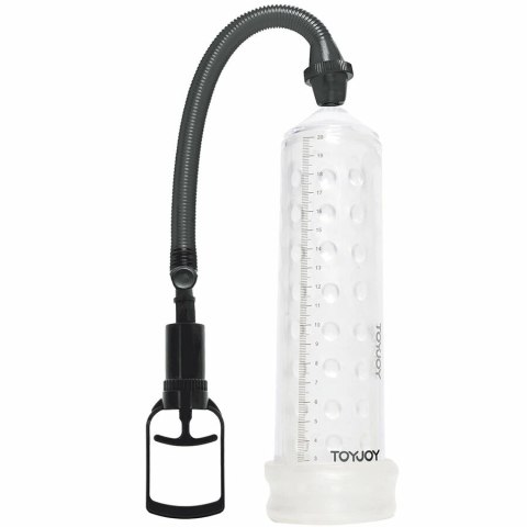TOYJOY Power Massage Pump przezroczysta rękawica 23 cm PVC