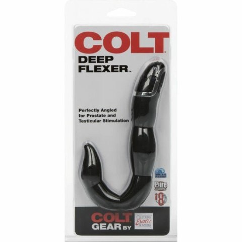 CalExotics Colt Deep Flexer czarny - elastyczny model silikonowy 10 cm