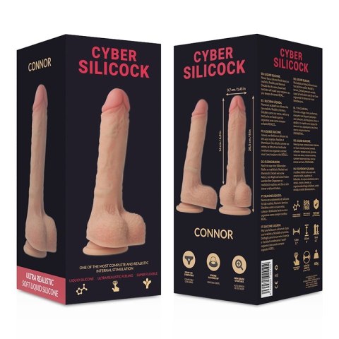 Cybersilicock Connor silikonowy model anatomiczny z przyssawką 20,5 cm