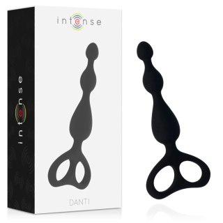 Intense Danti Czarny stymulator analny silikonowy 17,5 cm