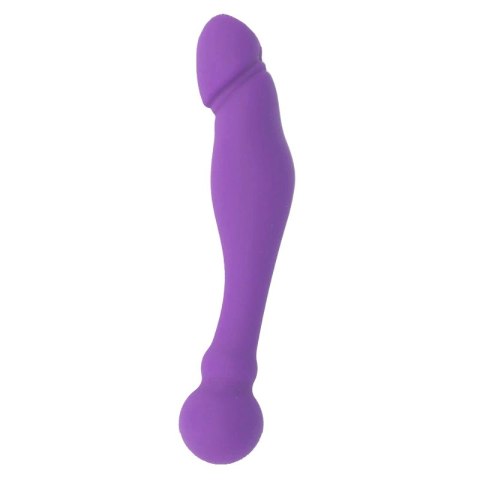 Intense Double Silicone Model Liliowy 18 cm - Elastyczny dwustronny system