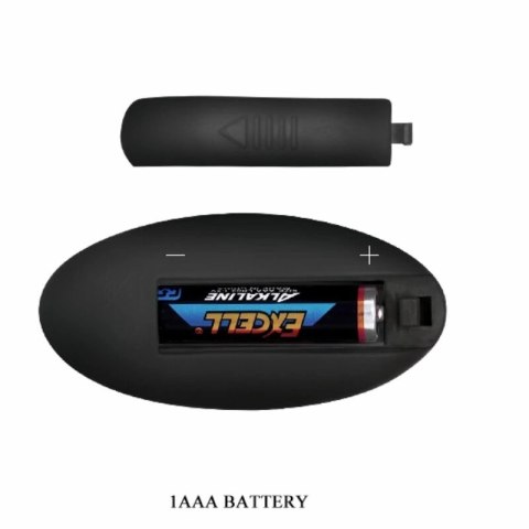 MR PLAY Wibrująca maszyna intymna sterowana pilotem czarna 12 trybow