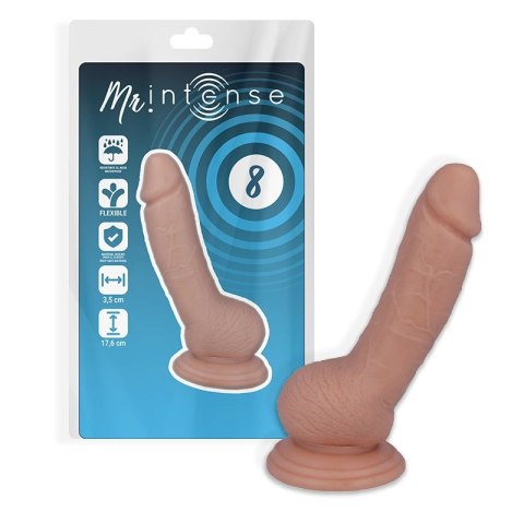 Mr Intense Model 8 - anatomiczny model intymny 17,6 cm z przyssawką