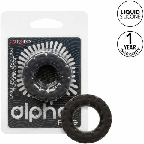 CalExotics Alpha Prolong Ring silikonowy czarny 2,5 cm wodoodporny