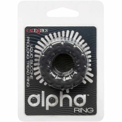CalExotics Alpha Prolong Ring silikonowy czarny 2,5 cm wodoodporny