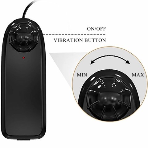 Crazy Bull Emilia - model anatomiczny dwukanałowy z funkcją wibracji, pilot