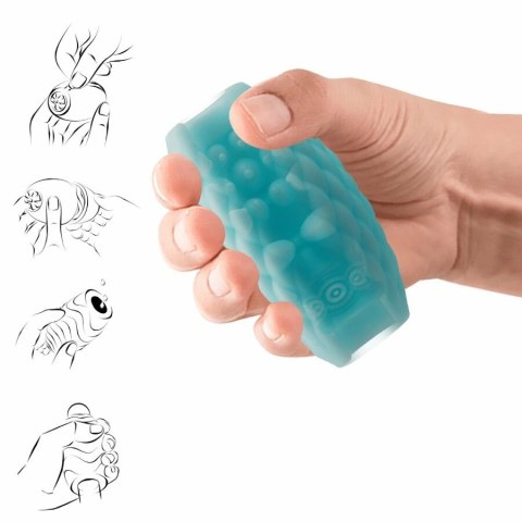 Pretty Love Athena Eros - anatomiczny system intymny silikonowy niebieski