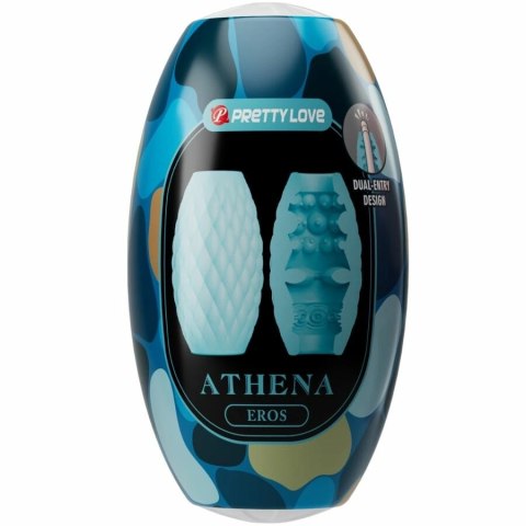 Pretty Love Athena Eros - anatomiczny system intymny silikonowy niebieski