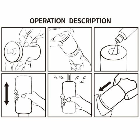 Pretty Love BM-00900T88A - Kompaktowa maszyna intymna TPR biała 11 cm