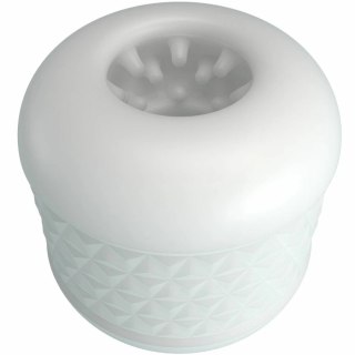 Pretty Love Crystle - Biała maszyna intymna dwustronna TPE