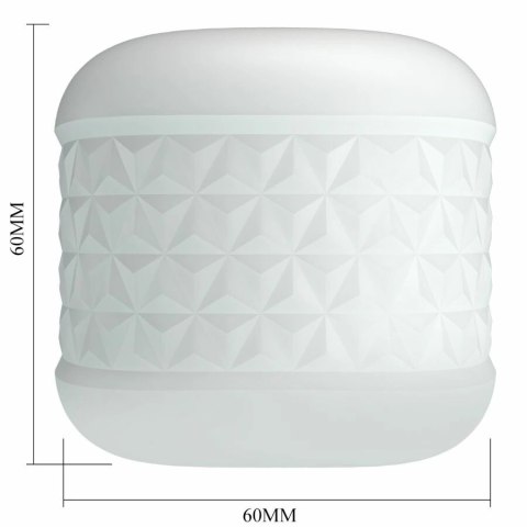 Pretty Love Crystle - Biała maszyna intymna dwustronna TPE