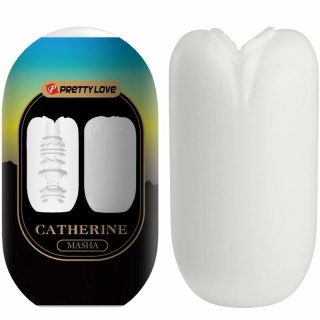 Pretty Love Masha - Biała maszyna intymna, elastyczna struktura TPR