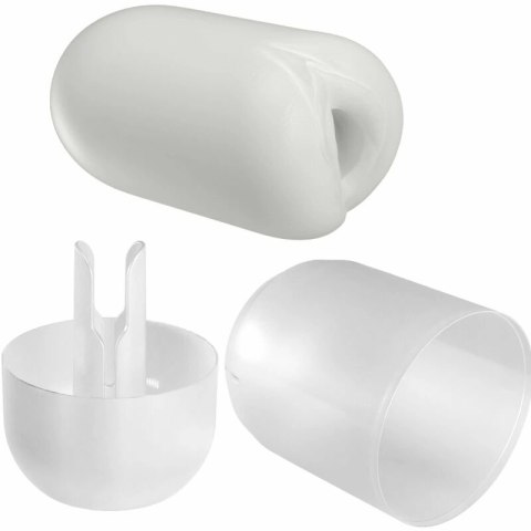 Pretty Love Masha - Biała maszyna intymna, elastyczna struktura TPR