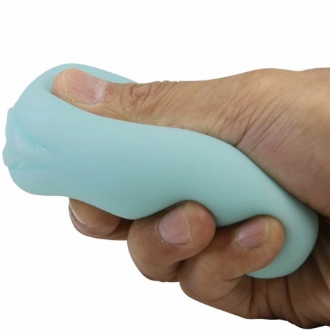 Pretty Love Masha - niebieska, elastyczna maszyna intymna TPR 100x55mm