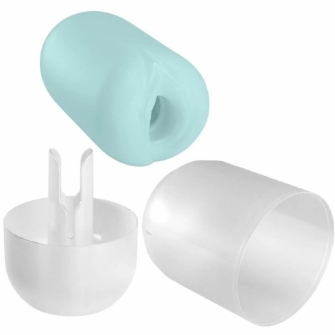 Pretty Love Masha - niebieska, elastyczna maszyna intymna TPR 100x55mm