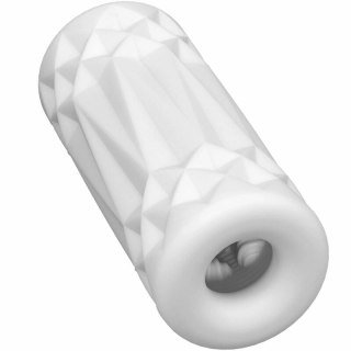 Pretty Love Model 2 - Przenośna kapsuła intymna TPR, biała, 11 cm