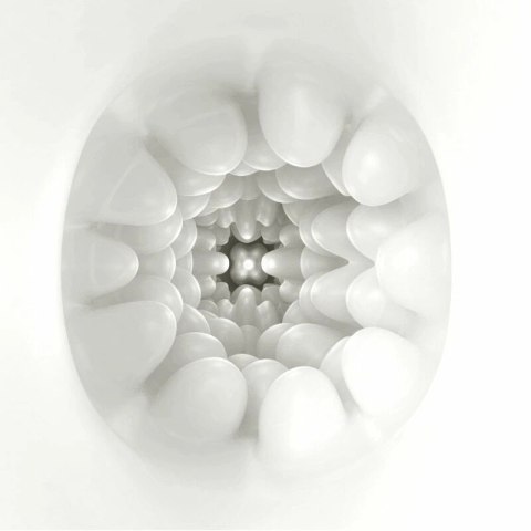 Pretty Love Olga - Biała maszyna intymna dla mężczyzn, kompaktowa konstrukcja